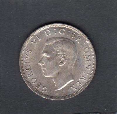 Beschrijving: 1/2 Crown  GEORGIUS VI  